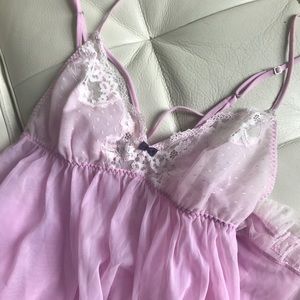 Victoria's Secret Lace babydoll teddy cami